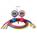 Robinair 43186 Digital Gauge 2-Way Charging Manifold with Hose Set-