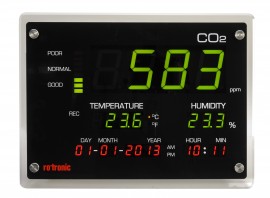 Rotronic CO2 Display, 0 to 50&amp;deg;C, 0 to 95% RH-