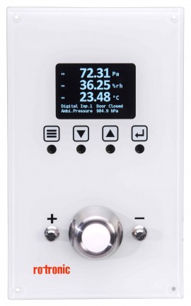Rotronics CRP10-CRP535-L11DSAA Series Clean Room Panel, Front Side Probe-