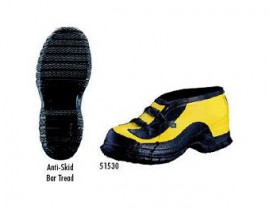 Salisbury 51530-8 Super Dielectric Overshoes, 2 Buckle Deep Heel, Size 8-