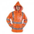 Salisbury NRJ-OM Nomex 9.8 calarc resistant rain jacket, orange, M-