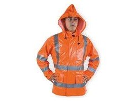 Salisbury NRJ-OS Nomex 9.8 cal/cm2 arc resistant rain jacket, Small-