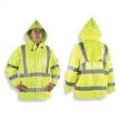 Salisbury NRJ-Y3XL Nomex 7 cal arc resistant rain jacket 3XL-
