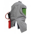Salisbury FH40GY-C Gray 40 cal flash hood with universal air system-
