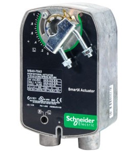 Schneider Electric MA40-7040 SmartX Direct Coupled Damper Actuator, 35 lb-in, two-position, 120 VAC-