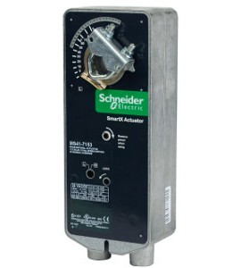 Schneider Electric MA41-7153-502 SmartX Direct Coupled Damper Actuator with auxiliary switches, 133 lb-in, two-position, 24 VAC/DC-