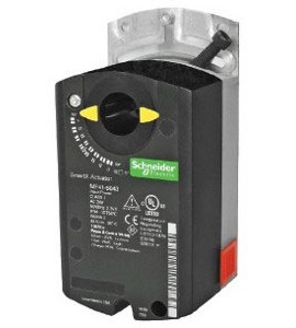 Schneider Electric MF41-6043 Direct Coupled Floating Damper Actuator, 44 lb-in, 24 VAC-