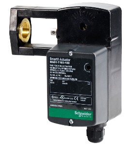 Schneider Electric MS51-7103-150 SmartX Spring Return Proportional Damper Actuator, 24 V, 0 to 10 V DC, 105 lbf-