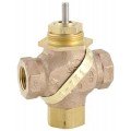 Schneider Electric VB-7313-0-4-02 3-Way Brass Trim Mixing Globe Valve Body with threaded NPT, 0.5&amp;quot;, 2.2 Cv-