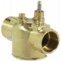 Schneider Electric VT2212 Erie PopTop General Control Valve, 1/2", 2-way, sweat, 2.5CV, brass-