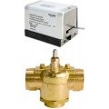 Schneider Electric VT3427G13A020 Erie PopTop General Control Valve with Actuator, 1", 3-way, NPT, 8CV, brass-