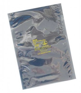 SCS 100824 1000 Series Metal-In Static Shielding Bags, 8 x 24", 100-Pack-