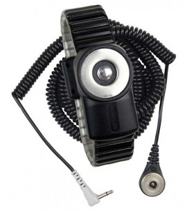 SCS 2231 MagSnap 360 Metal Wristband with 12' Coil Cord, Dual Wire, Small-