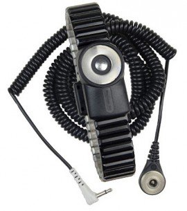 SCS 2233 MagSnap 360 Metal Wristband with 12' Coil Cord, Dual Wire, Large-