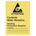 SCS 7102 RS-471 Destructible Caution Labels, 1.8 x 2.5&quot;, 500-Pack-