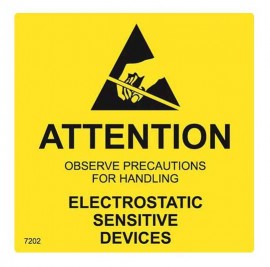 SCS 7202 RS-471 Destructible Caution Labels, 2 x 2", 500-Pack-