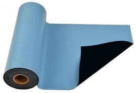 SCS 770074 R3 Dissipative Rubber Worksurface Mat Kit, 24 x 48&amp;quot;, Light Blue-