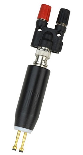SCS 770757 Two-Point Resistance Probe, with BNC to Banana Jacks Adapter-