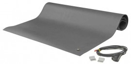 SCS 8810 Table Mat Kit, 2-Layer Rubber, 8800 Series, 2x4, Grey-
