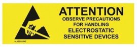 SCS ALABEL5/8X2 Attention Label, 0.63 x 2&amp;quot;, 1000/Roll-