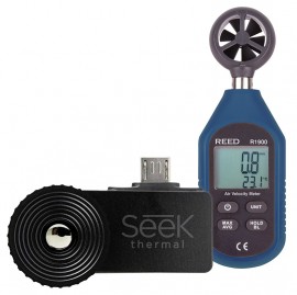 Seek Compact XR Extra Range Thermal Imaging Camera for Android Kit - Includes the R1900 Air Velocity Meter FREE-