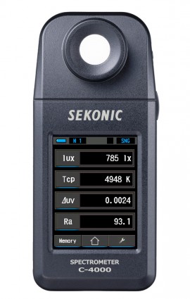 Sekonic C-4000 Spectrometer, 1600 to 40,000 K, 5 to 10,000 lux-