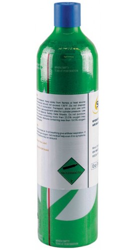 SENSIT 315-120001 Calibration Gas, 25ppm H<sub>2</sub>S, 58L-