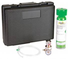 SENSIT 881-00083 3-Gas Calibration Kit with Case for the P400, CH<sub>4</sub>, CO/O<sub>2</sub> Mix, HCN, 34L -