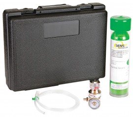 SENSIT 881-00089 3-Gas Calibration Kit with Case for the P400, CH<sub>4</sub>, CO, O<sub>2</sub>, 34L -