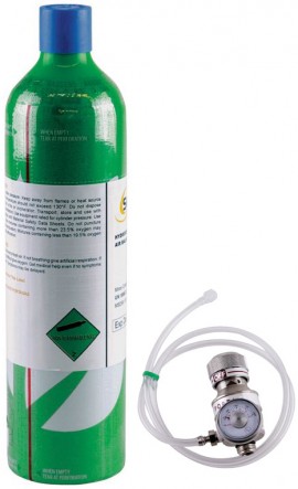 SENSIT 881-00091 SMART-CAL Standard Combo Calibration Gas Kit for the Gold G2 and Trak-It IIIa, 2.5% CH&lt;sub&gt;4&lt;/sub&gt;, 100ppm CO, 103L-
