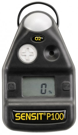 SENSIT P100 Single-Gas Detector, O<sub>2</sub>, 2-year warranty-