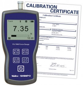 SHIMPO FG-7005-NIST Digital Force Gauge/Data Logger, -