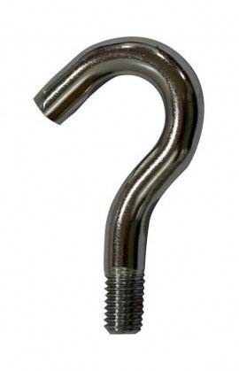 SHIMPO FG-M10HK-1000HX Steel Hook Adapter, M10 Thread-