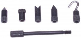 SHIMPO FG-M4ADP Standard Aluminum Adapter Set, M4 Thread-