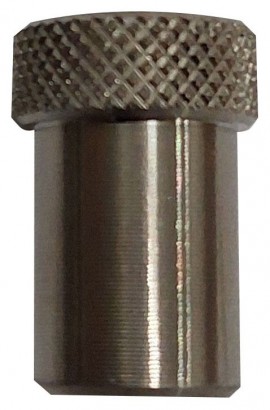 SHIMPO FG-M6FL Steel Flat Head Adapter, M6 Thread-