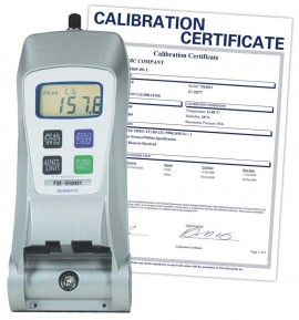 SHIMPO FGE-500HXY-NIST High Capacity Digital Force Gauge 500 lb/250 kg/2500 N,  -