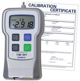 SHIMPO FGE-5XY Digital Force Gauge 5lb/2.000kg/20.00N,  -