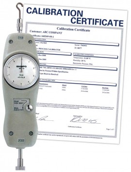 SHIMPO MF-3KG-NIST Mechanical Force Gauge, -