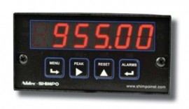 Shimpo PM-DCV-0R0C2 DC Volt Panel Meter, contact relay output, RS-485-