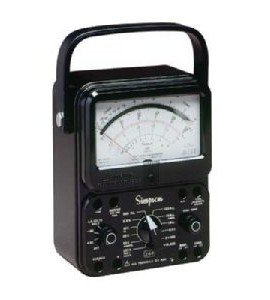 Simpson 260-8RT Analog Electric Multimeter, 20+ Measurement Ranges-