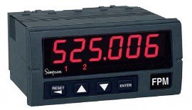 Simpson S66111000 Rate Counter Panel Meter, 240VAC-