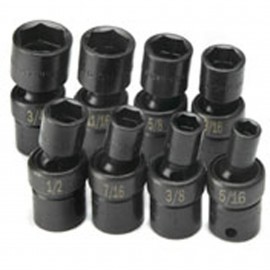 SK Tools 33300 Impact Socket Set, 3/8" drive, 6-point, 8-pack-