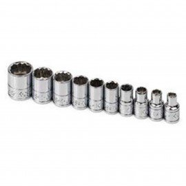 SK Tools 4946 Socket Set, 1/4" drive, 10-pack-
