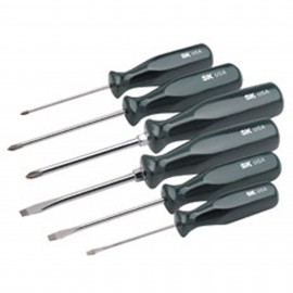 SK Tools 86320 Screwdriver Set, 6-pack-