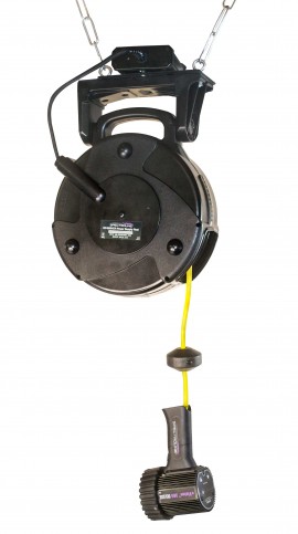 Spectro-UV UV-365HCR uVision 365 LED 365NM Ultraviolet Blacklight Lamp Kit with UV-A pass filters and cord reel, 6000 &amp;mu;W/cm&amp;sup2;, 6.4&amp;quot;-