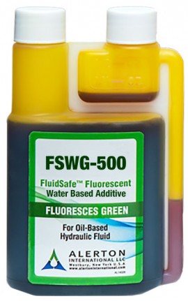 Spectroline NDT FSWG-500 FluidSafe Water Based Fluorescent Leak Detection Dye, Glows Green, 17oz-
