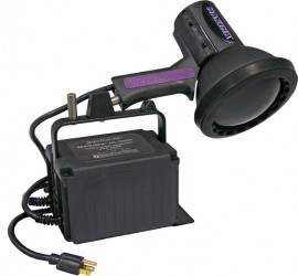Spectroline NDT ML-3500MS MAXIMA UV-A Lamp, Spot Version with Spot/Coated Reflector Assembly, 365nm with Battery Pack-