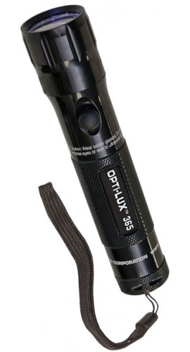 Spectro-UV OLX-365 OPTI-LUX Inspection Flashlight, High-Intensity, Internal Clear Filter, 365nm-