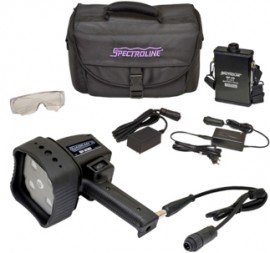 Spectroline NDT QDR-365MA QUADRAN NDT Inspection Lamp, Dual Intensity, Portable-