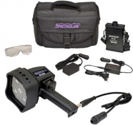 Spectroline NDT QDR-365MBLA QUADRAN NDT Inspection Lamp, Dual Intensity, Integral Black Light Filters, Portable-